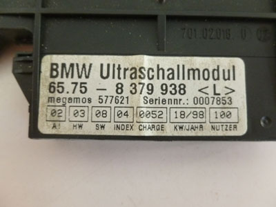 1997 BMW 528i E39 - Ultra Sonic Module 657583799382